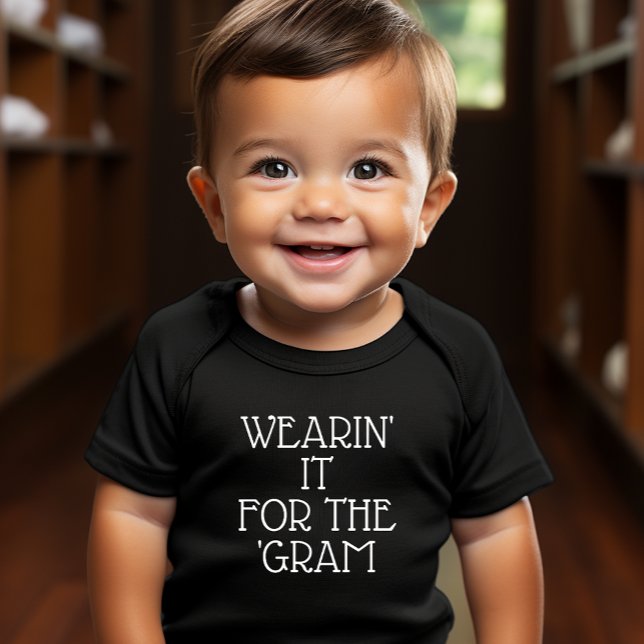 T-shirt Pour Bébé Le porter pour le "Gram Baby" (Choose any color shirt, size or transfer to a different product.)