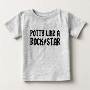 T-shirt Pour Bébé Le pot aiment une vedette du rock