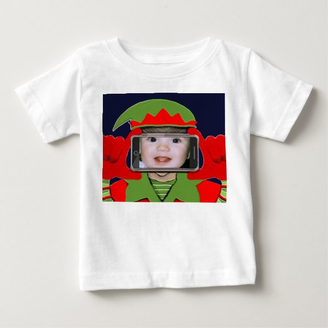 T-shirt Pour Bébé Le premier Noël de bébé (Devant)