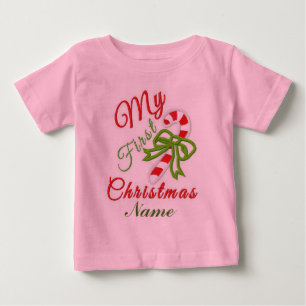 T-shirt Pour Bébé "Le premier Noël du bébé" TUTU BODYSUIT