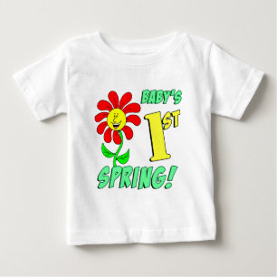 T-shirt Pour Bébé Le premier printemps du bébé
