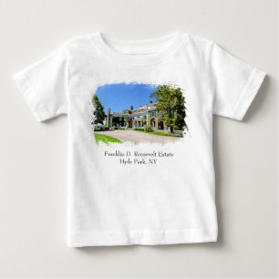 T-shirt Pour Bébé Le Président Franklin D. Le Manoir de Roosevelt
