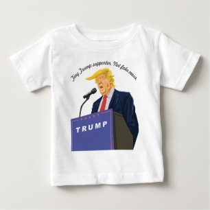 T-shirt Pour Bébé Le président Trump surcompétitif et personnalisabl