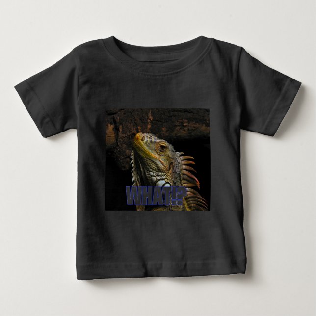 T-shirt Pour Bébé Le Quoi ! ? Iguana (Devant)