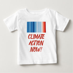 T-shirt Pour Bébé Le réchauffement climatique freine le changement c