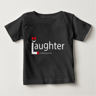 T-shirt Pour Bébé Le rire est le meilleur remède