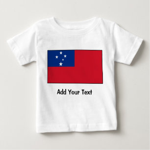 T-shirt Pour Bébé Le Samoa - drapeau Samoan