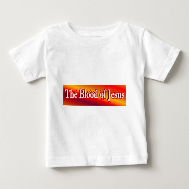 T-shirt Pour Bébé Le Sang de Jésus (Devant)