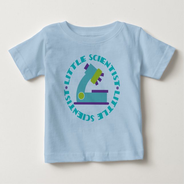 T-shirt Pour Bébé Le scientifique badine la pièce en t mignonne de (Devant)