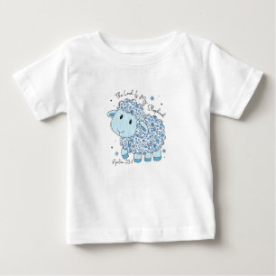 T-shirt Pour Bébé Le Seigneur est mon berger - Sheep Design Christia
