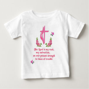 T-shirt Pour Bébé Le Seigneur est mon rocher