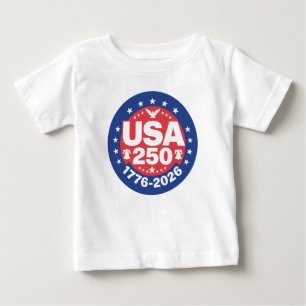 T-shirt Pour Bébé Le Semiquincentenaire de l'Amérique 1776-2026 État