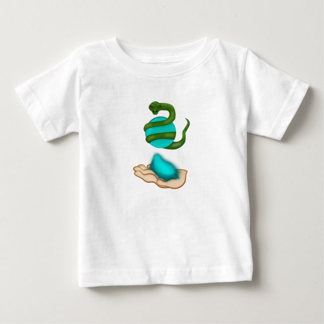 T-shirt Pour Bébé Le serpent (Devant)