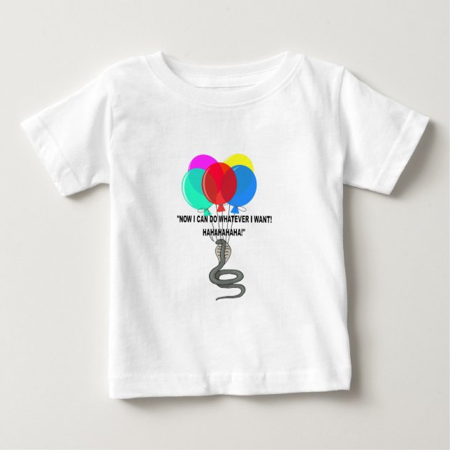 T-shirt Pour Bébé Le serpent volant (Devant)