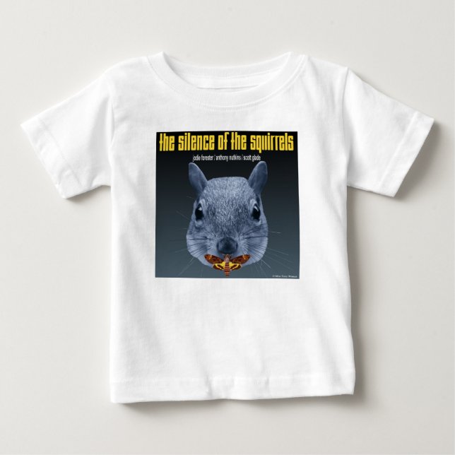 T-shirt Pour Bébé Le silence des écureuils - une parodie (Devant)