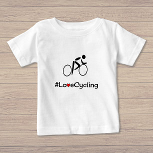 T-shirt Pour Bébé Le slogan de Love Cyclist