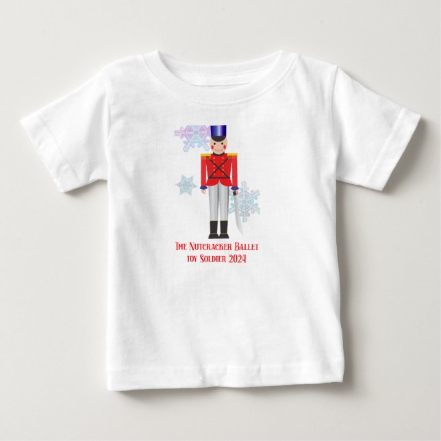 T-shirt Pour Bébé Le soldat du jouet Nutcracker 2024 (Devant)