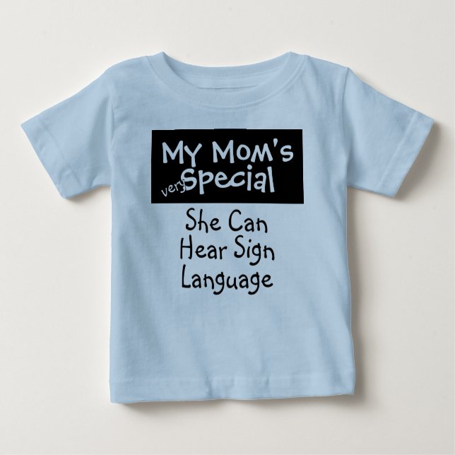 T-shirt Pour Bébé Le spécial de ma mère (Devant)