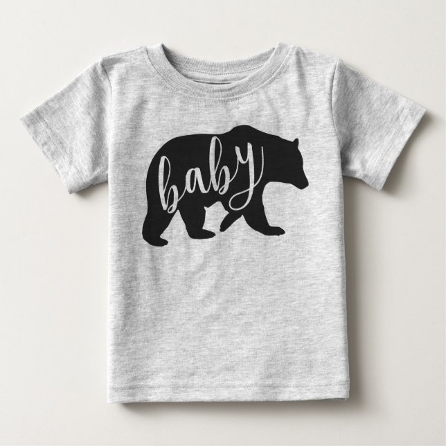 T-shirt Pour Bébé Le T-shirt d'ours de bébé également disponible est (Devant)