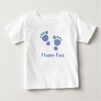 T-shirt Pour Bébé Le T-shirt les pieds de bébé heureux