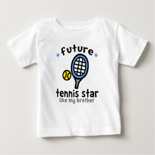 T-shirt Pour Bébé Le tennis aiment le frère