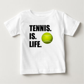 T-shirt Pour Bébé Le tennis est la vie
