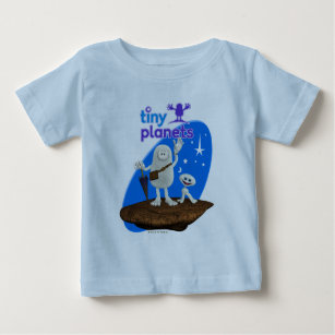 T-shirt Pour Bébé Le terril minuscule de planètes et Bong