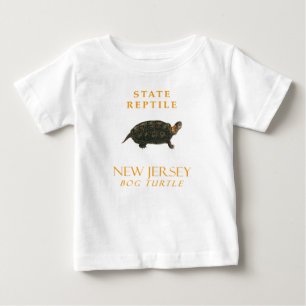 T-shirt Pour Bébé Le Territoire Du New Jersey Reptile La Tortue Des 