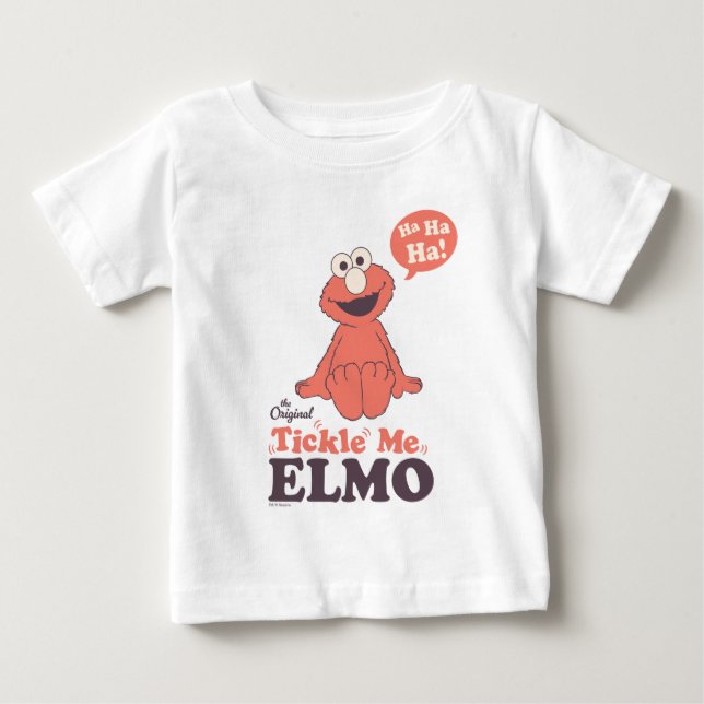 T-shirt Pour Bébé Le Tickle Me Elmo Original (Devant)