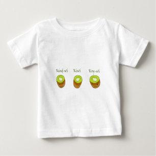 T-shirt Pour Bébé Le trio de kiwi