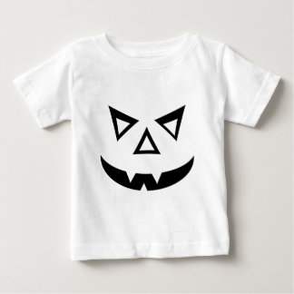 T-shirt Pour Bébé Le vampire Jack-o'-lantern font face