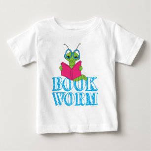 T-shirt Pour Bébé Le ver de livre Green Brilliant