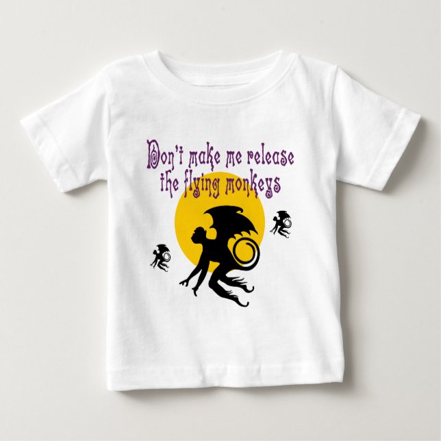 T-shirt Pour Bébé Le vol Monkeys le tee - shirt (Devant)