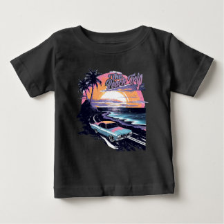T-shirt Pour Bébé Le Voyage Plage