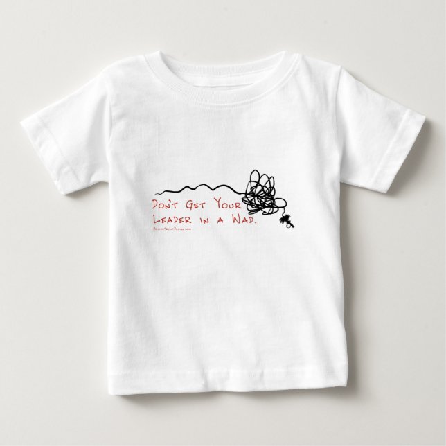 T-shirt Pour Bébé Leader de la pêche à la mouche (Devant)