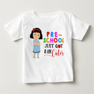 T-shirt Pour Bébé L'école vient de devenir beaucoup plus mignonne -