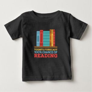 T-shirt Pour Bébé Lecture - 100% de chance de lire un livre drôle
