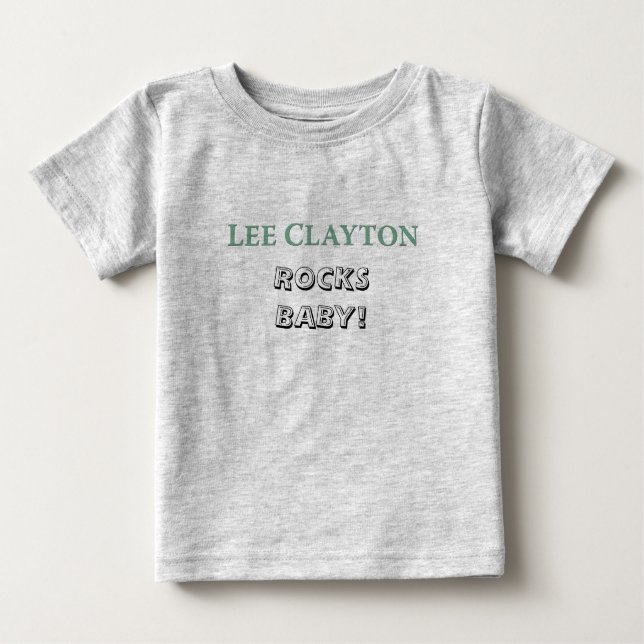 T-shirt Pour Bébé Lee Clayton bascule la chemise de bébé (Devant)