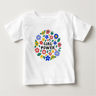 T-shirt Pour Bébé L'égalité féministe du pouvoir féminin  