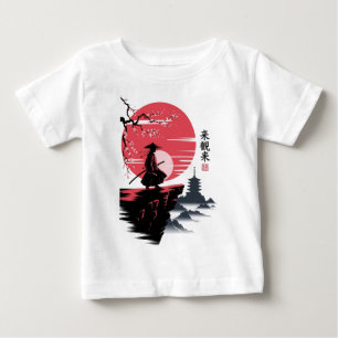 T-shirt Pour Bébé Légendes de samouraï guerrier japonais vintage 202