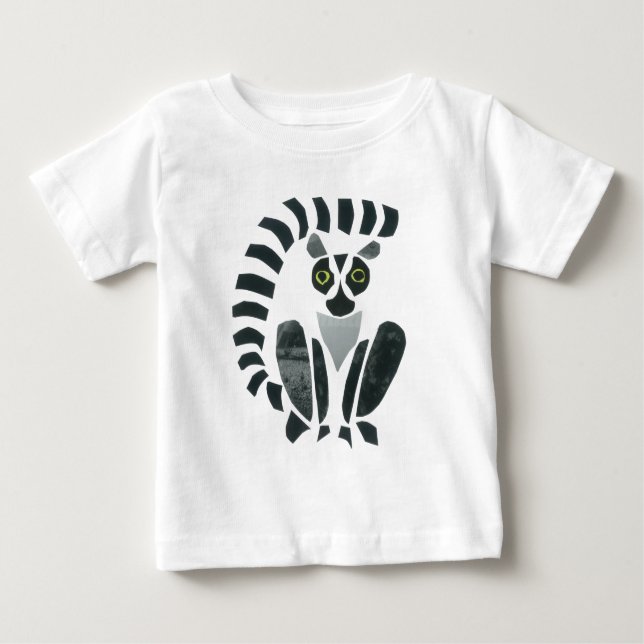 T-shirt Pour Bébé Lémur (Devant)