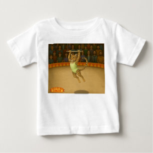 T-shirt Pour Bébé Lena artiste de trapèze léopard