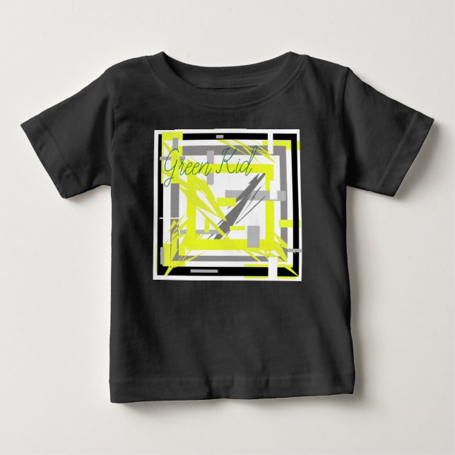 T-shirt Pour Bébé L'énergie électrique Art Abstrait (Devant)