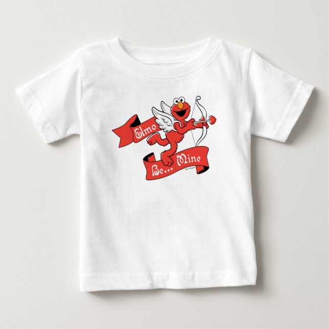 T-shirt Pour Bébé L'enfant d'Elmo Valentine (Devant)