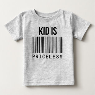 T-shirt Pour Bébé L'enfant est un Tee - shirt de barre de codes à ba
