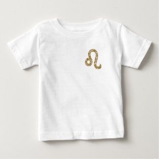 T-shirt Pour Bébé Leo Zodiac - Or tribal
