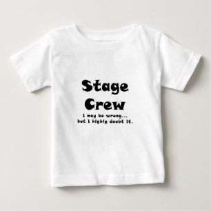 T-shirt Pour Bébé L'équipage d'étape I peut avoir tort mais je dou