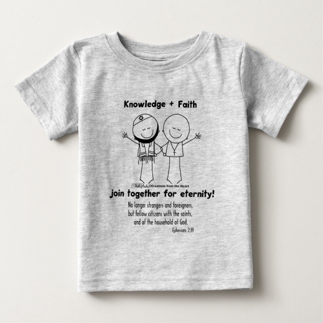 T-shirt Pour Bébé Les amis de l'éternité (Devant)