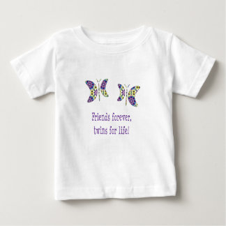 T-shirt Pour Bébé Les Amis Pour Toujours Jumeaux Pour La Vie