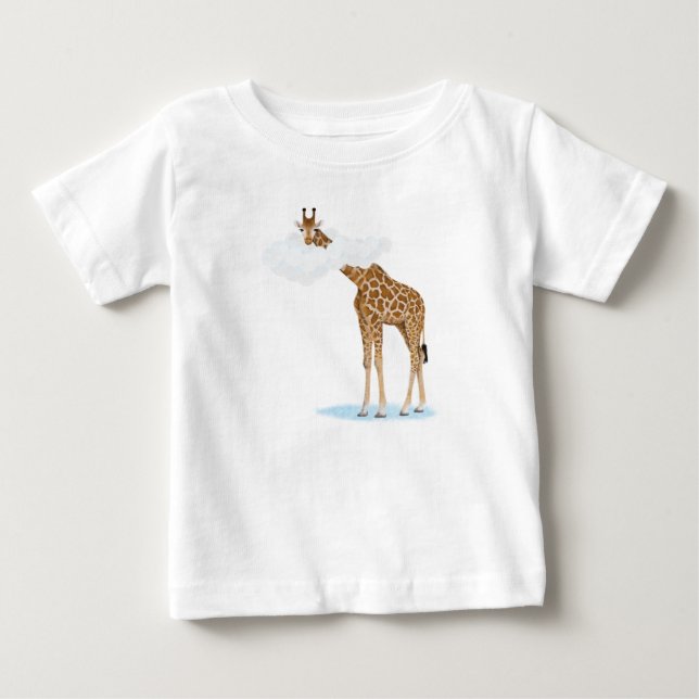 T-shirt Pour Bébé Les animaux de la savane (Devant)
